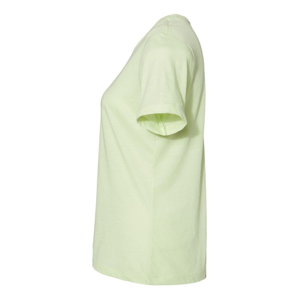 BELLA + CANVAS Women's Relaxed Fit Triblend Tee - Spring Green Triblend - Direct Side