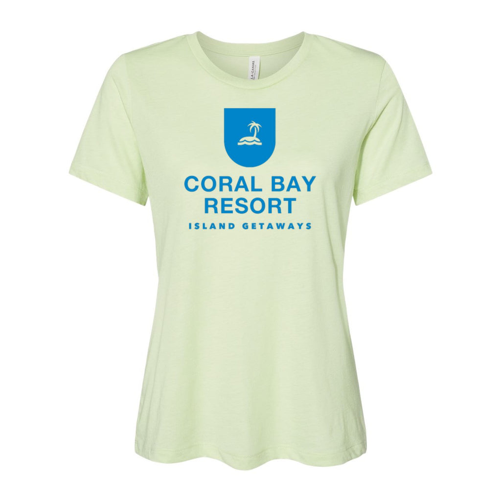 BELLA + CANVAS Women's Relaxed Fit Triblend Tee - Spring Green Triblend - Front