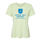 BELLA + CANVAS Women's Relaxed Fit Triblend Tee - Spring Green Triblend - Front