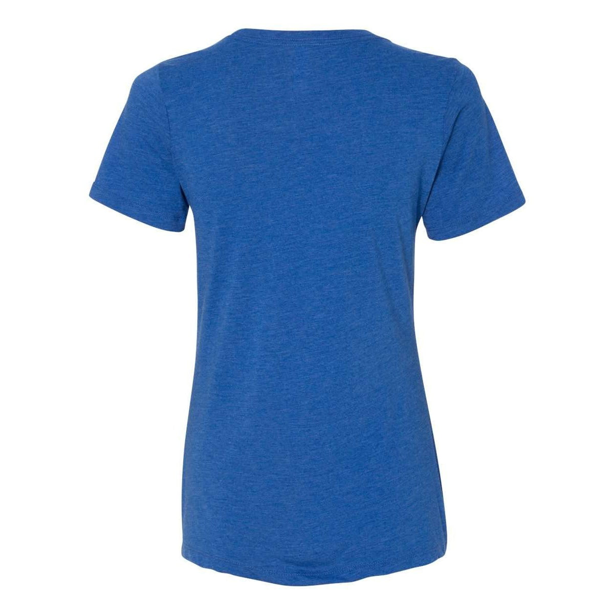 BELLA + CANVAS Women's Relaxed Fit Triblend Tee - True Royal Triblend - Back