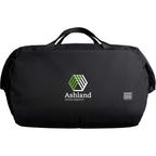 Bellroy Classic Duffel Bag with AirTag Pocket, 45L Embroidery - Black - Front