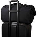 Bellroy Classic Duffel Bag with AirTag Pocket, 45L Embroidery - Black - Right Angle Detail