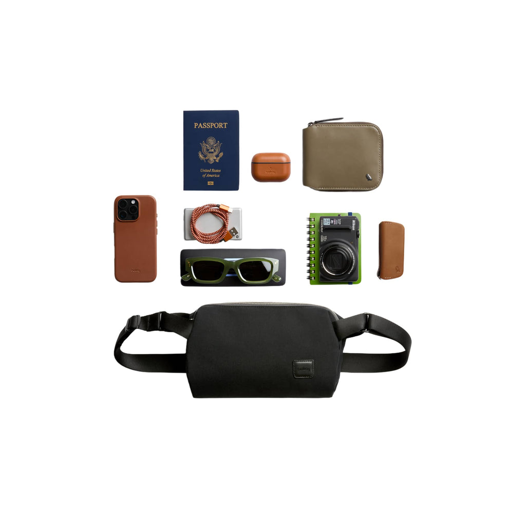 Bellroy Classic Sling Bag, 3L Transfer - Black - Detail