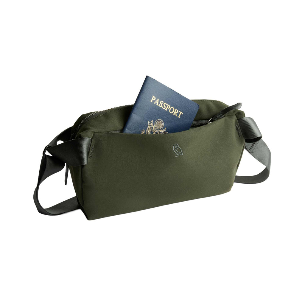 Bellroy Classic Sling Bag, 3L Transfer - Olive - Right Angle