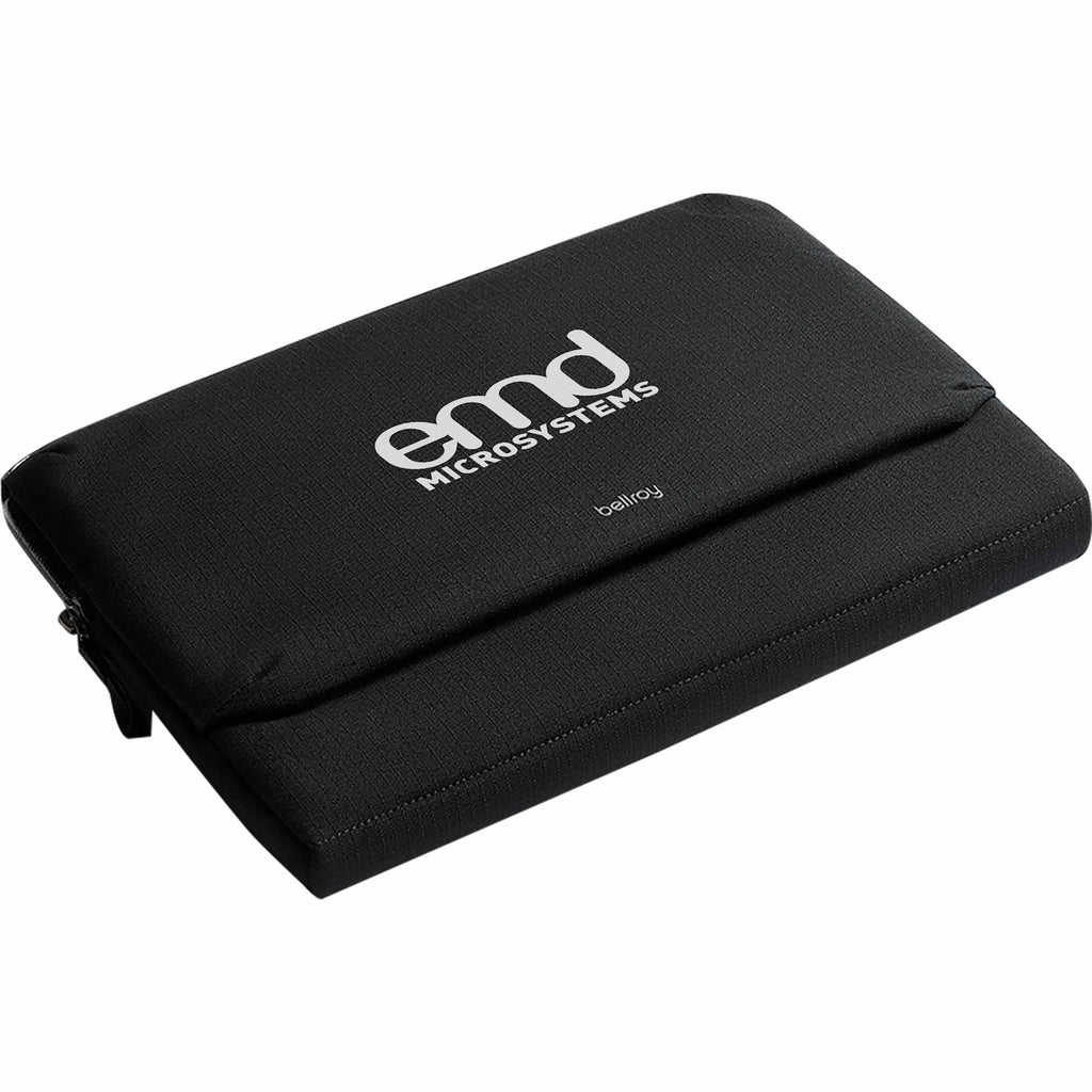 Bellroy Laptop Caddy, 16 Inches Embroidery - Black - Right Angle