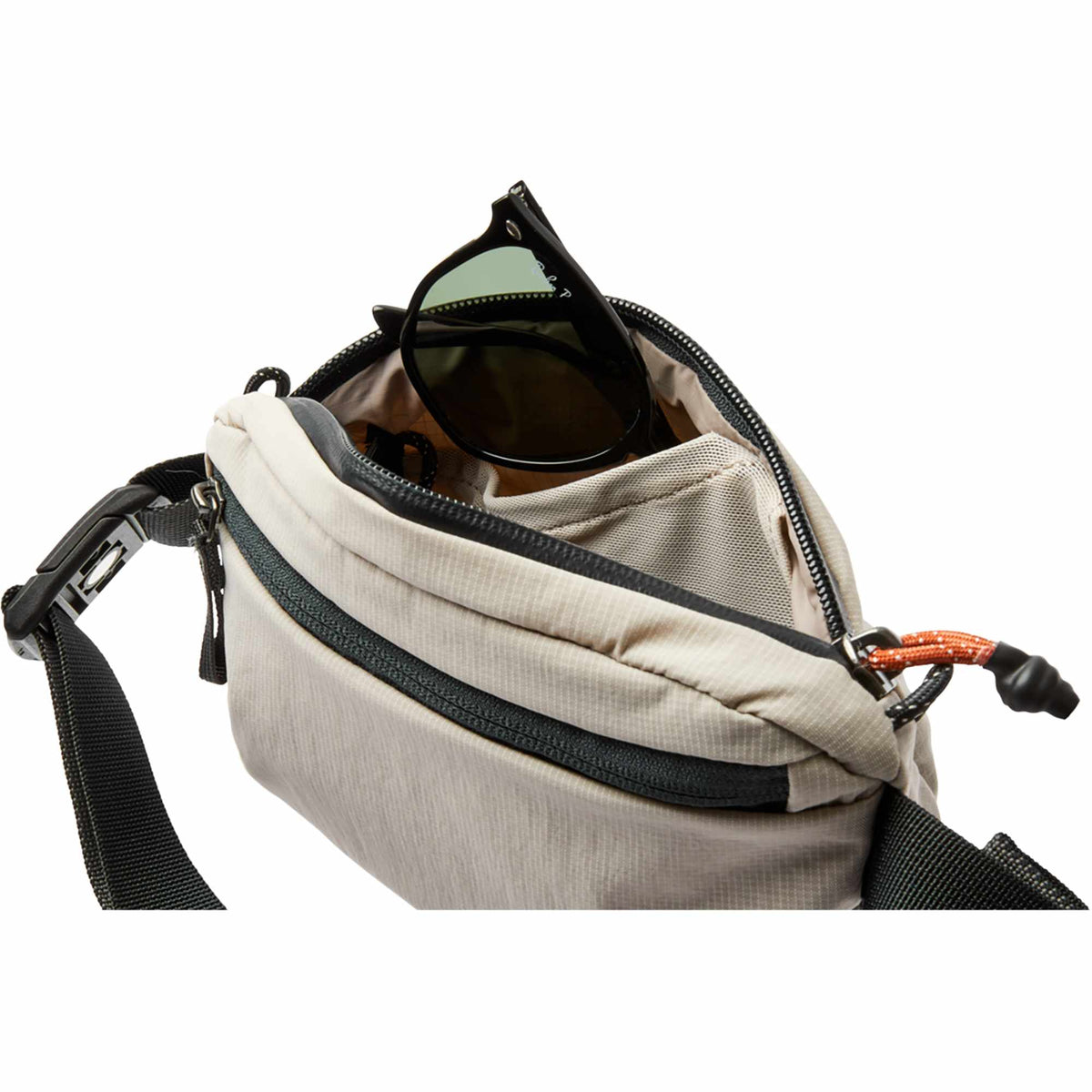 Bellroy Lite Belt Bag in Recycled Ripstop Transfer - ASH - Detail