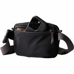 Bellroy Lite Belt Bag in Recycled Ripstop Transfer - Black - Left Angle Propped