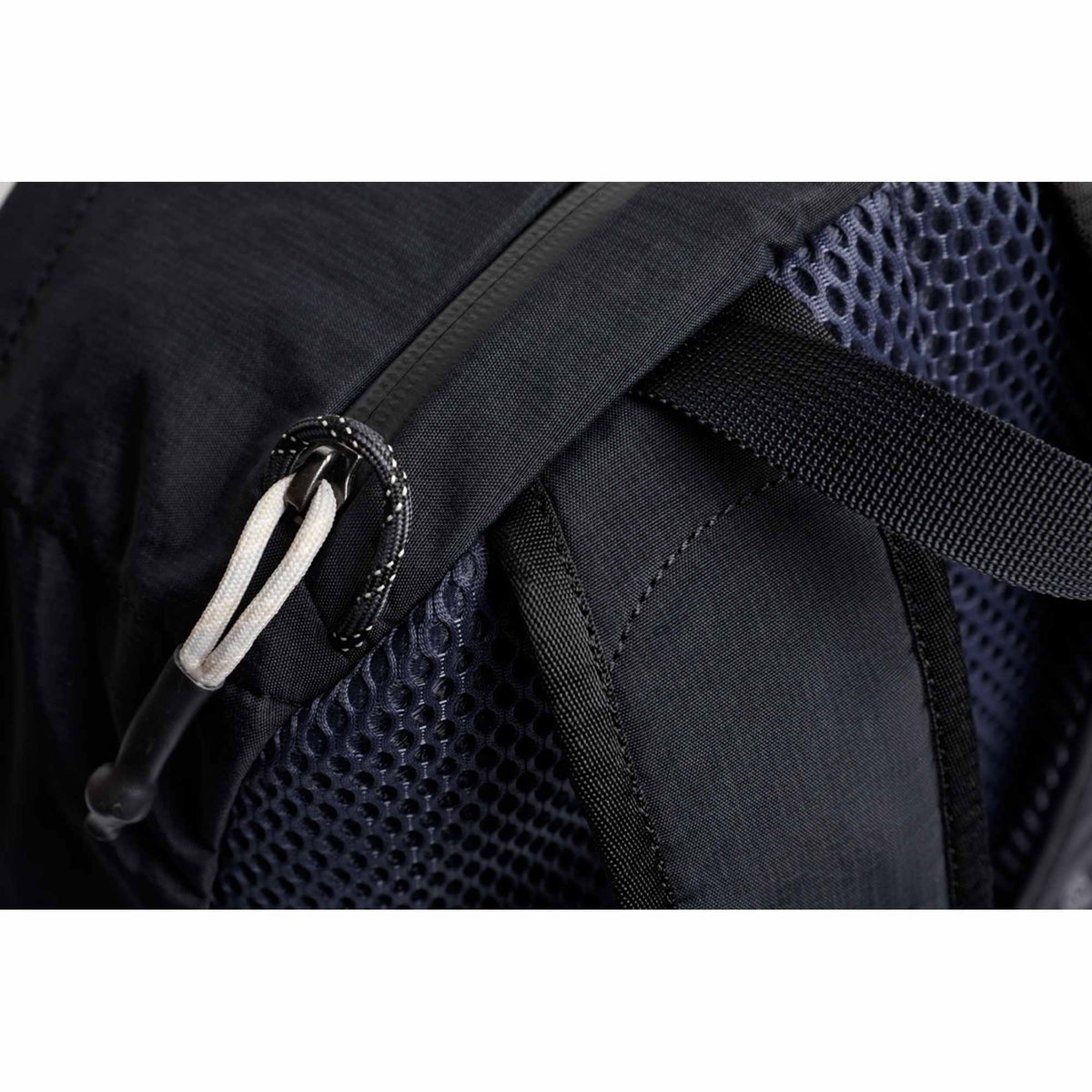 Bellroy Lite Packable Daypack in Recycled PET Embroidery - Black - Front Detail