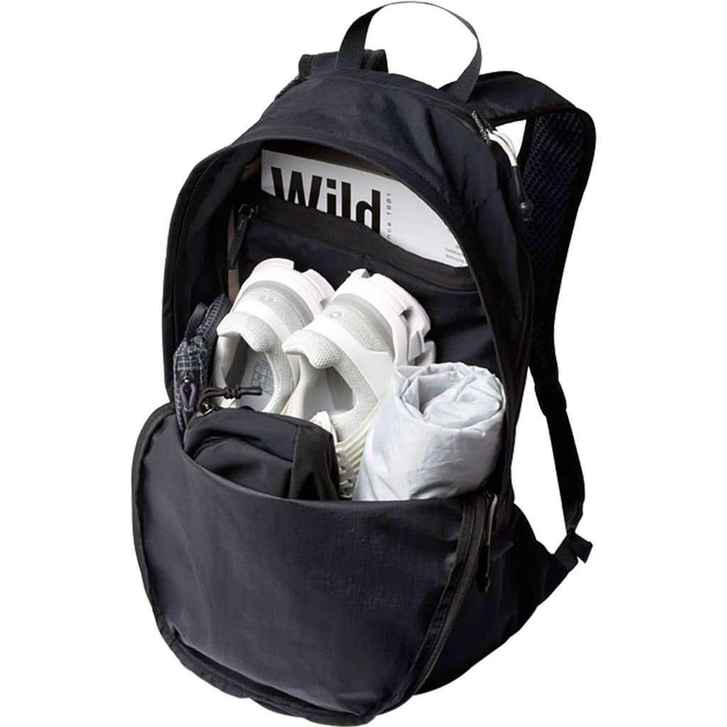 Bellroy Lite Packable Daypack in Recycled PET Embroidery - Black - Left Angle