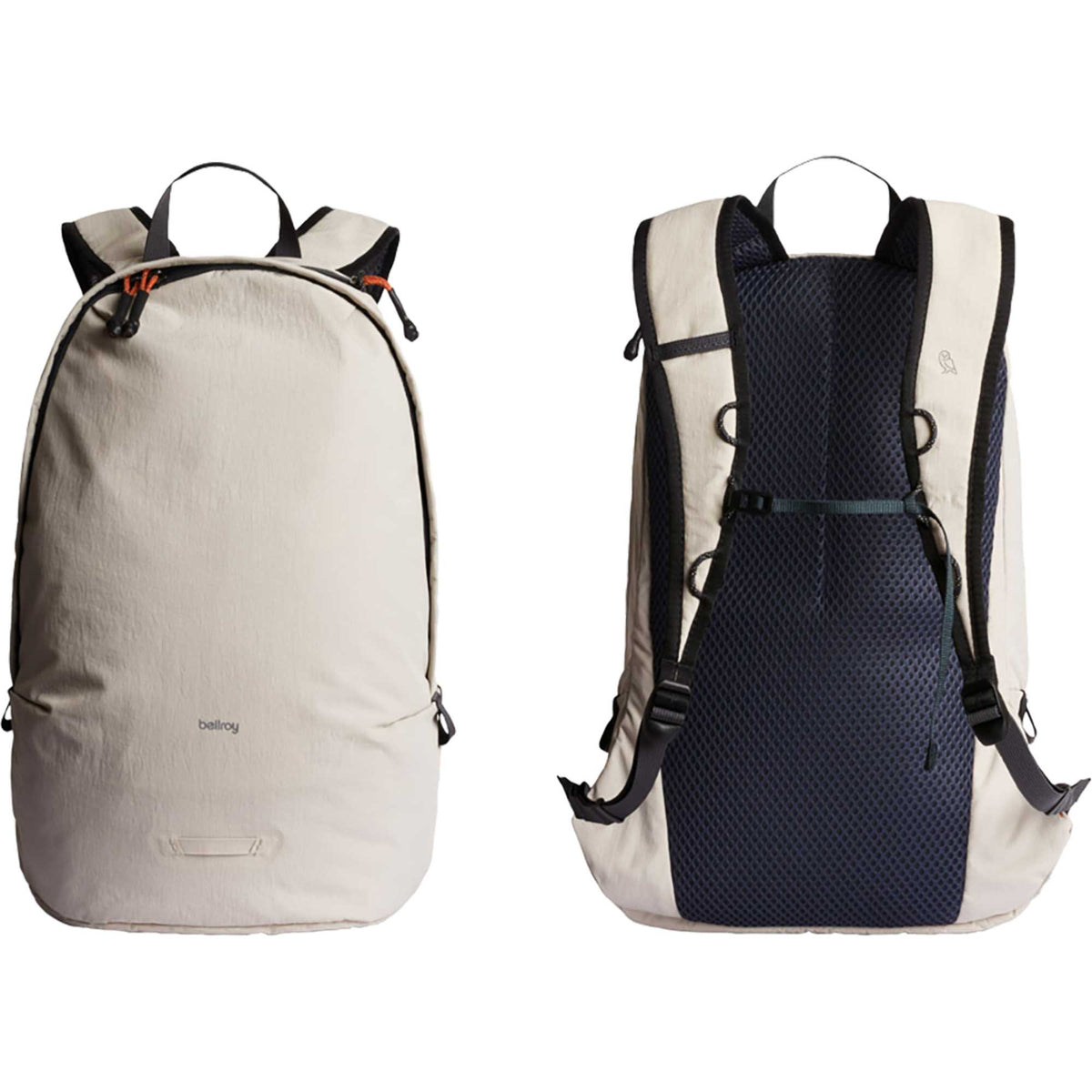 Bellroy Lite Packable Daypack in Recycled PET Transfer - ASH - Front Back