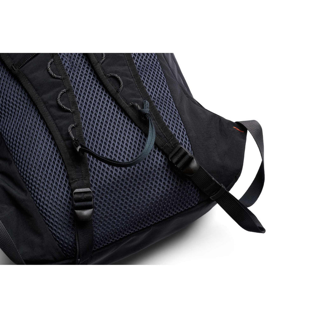 Bellroy Lite Packable Daypack in Recycled PET Transfer - Black - Right Angle Detail 3