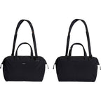 Bellroy Lite Packable Duffel Bag in Recycled Ripstop Transfer - Black - Front Back