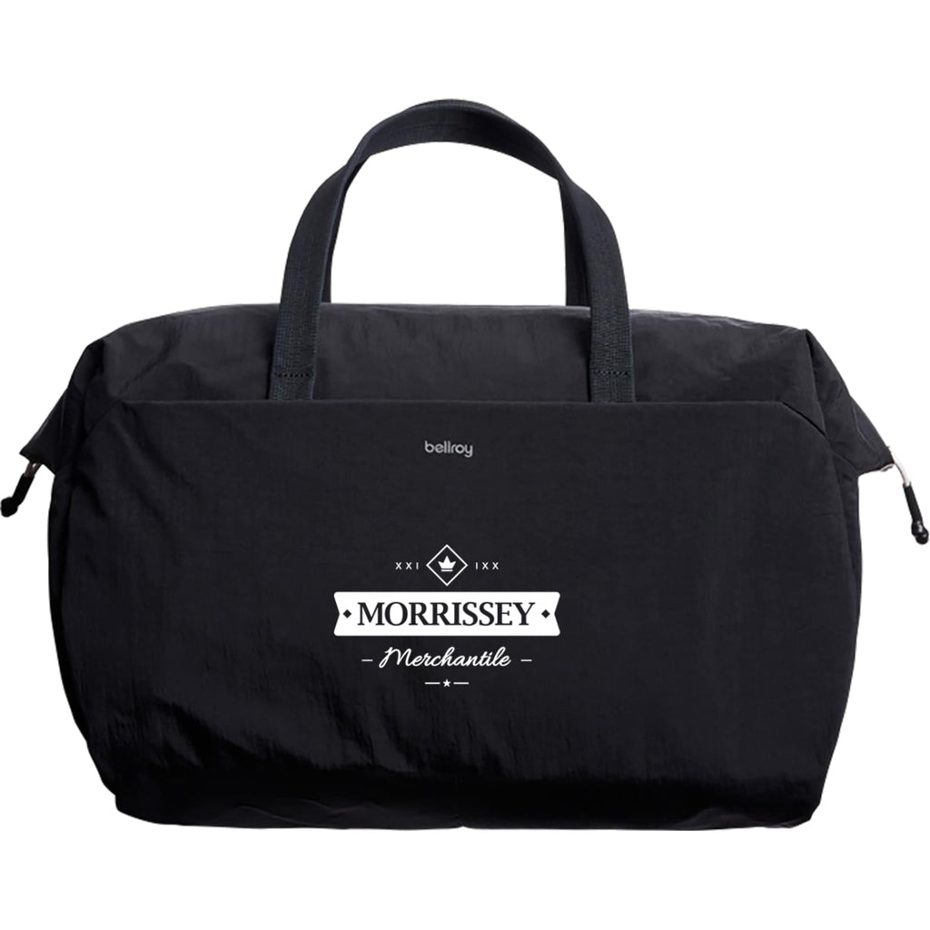 Bellroy Lite Packable Duffel Bag in Recycled Ripstop Transfer - Black - Front