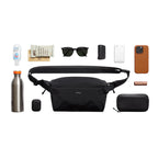 Bellroy Lite Sling Bag in Recycled Ripstop, 7L Transfer - Black - Front Props