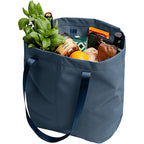 Bellroy Market Tote in Recycled Nylon Embroidery - Steel Blue - Left Angle