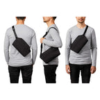 Bellroy Sling Bag in Recycled Polyester Transfer - Black - Lifestyle 2