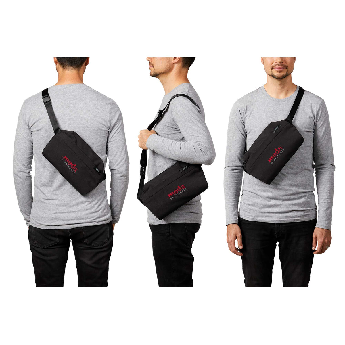 Bellroy Sling Bag in Recycled Polyester Transfer - Black - Lifestyle