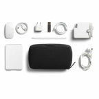 Bellroy Tech Kit Organizer in Recycled Nylon Transfer - Black - Flat