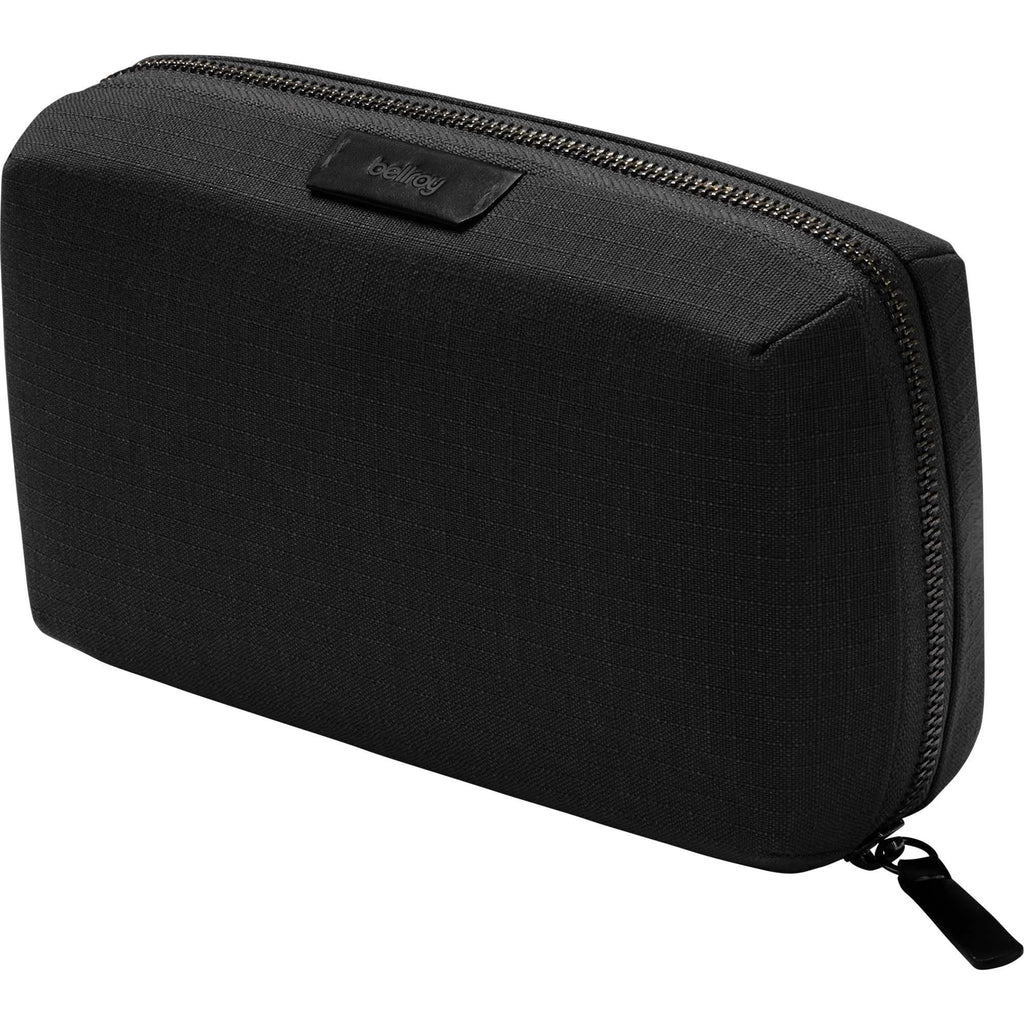 Bellroy Tech Kit Organizer in Recycled Nylon Transfer - Black - Left Angle 2