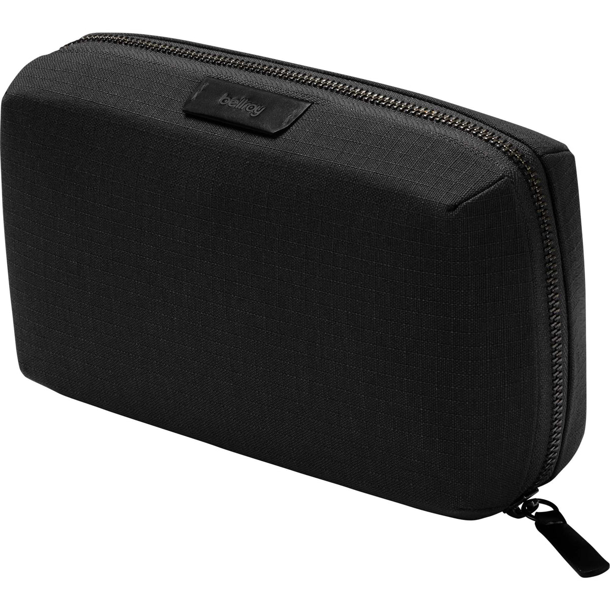 Bellroy Tech Kit Organizer in Recycled Nylon Transfer - Black - Left Angle 2