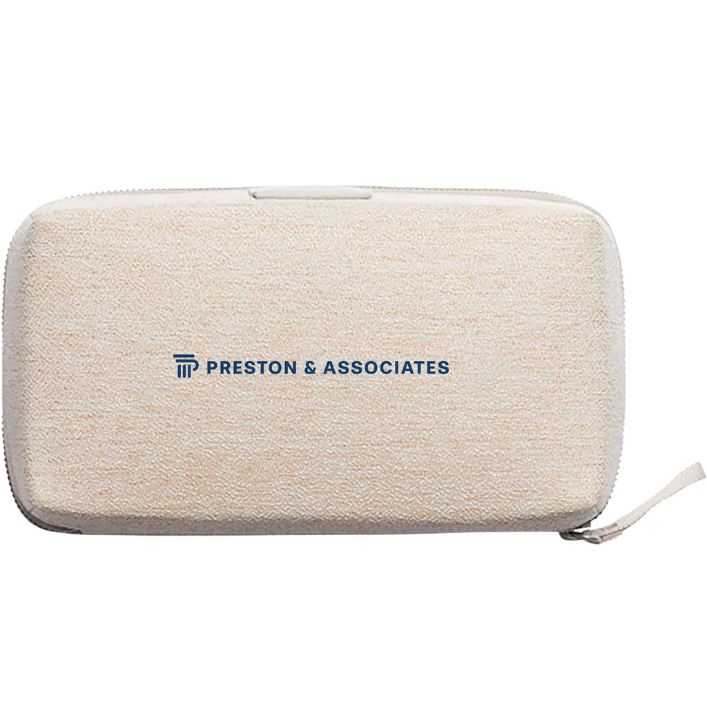 Bellroy Tech Kit Organizer in Recycled Nylon Transfer - Saltbrush - Front