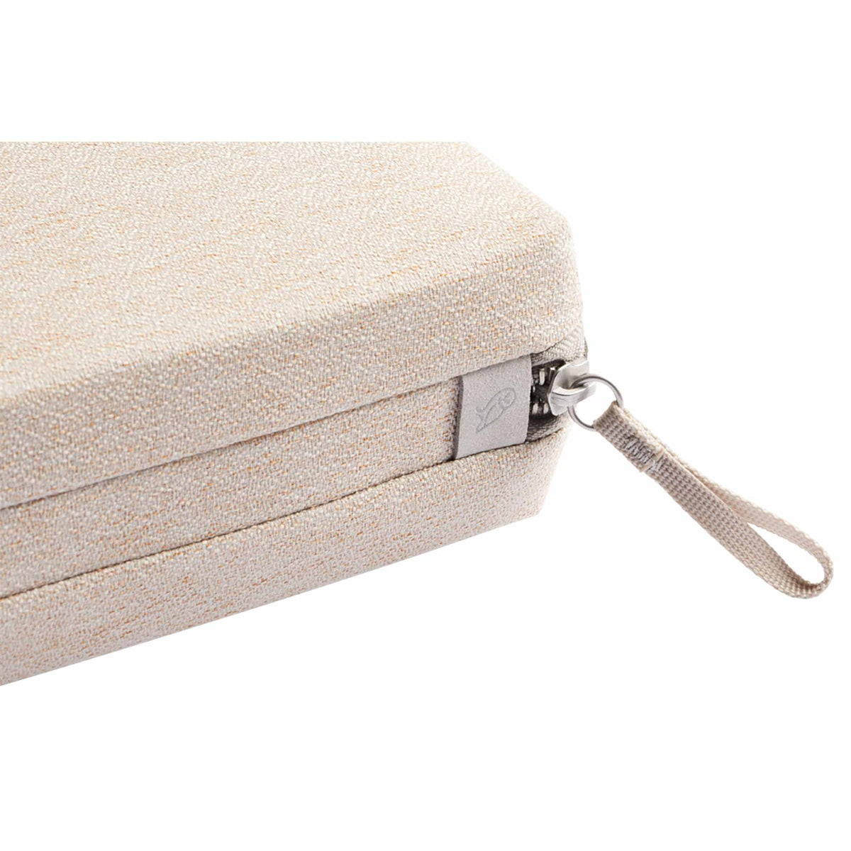 Bellroy Tech Kit Organizer in Recycled Nylon Transfer - Saltbrush - Right Angle Detail 2
