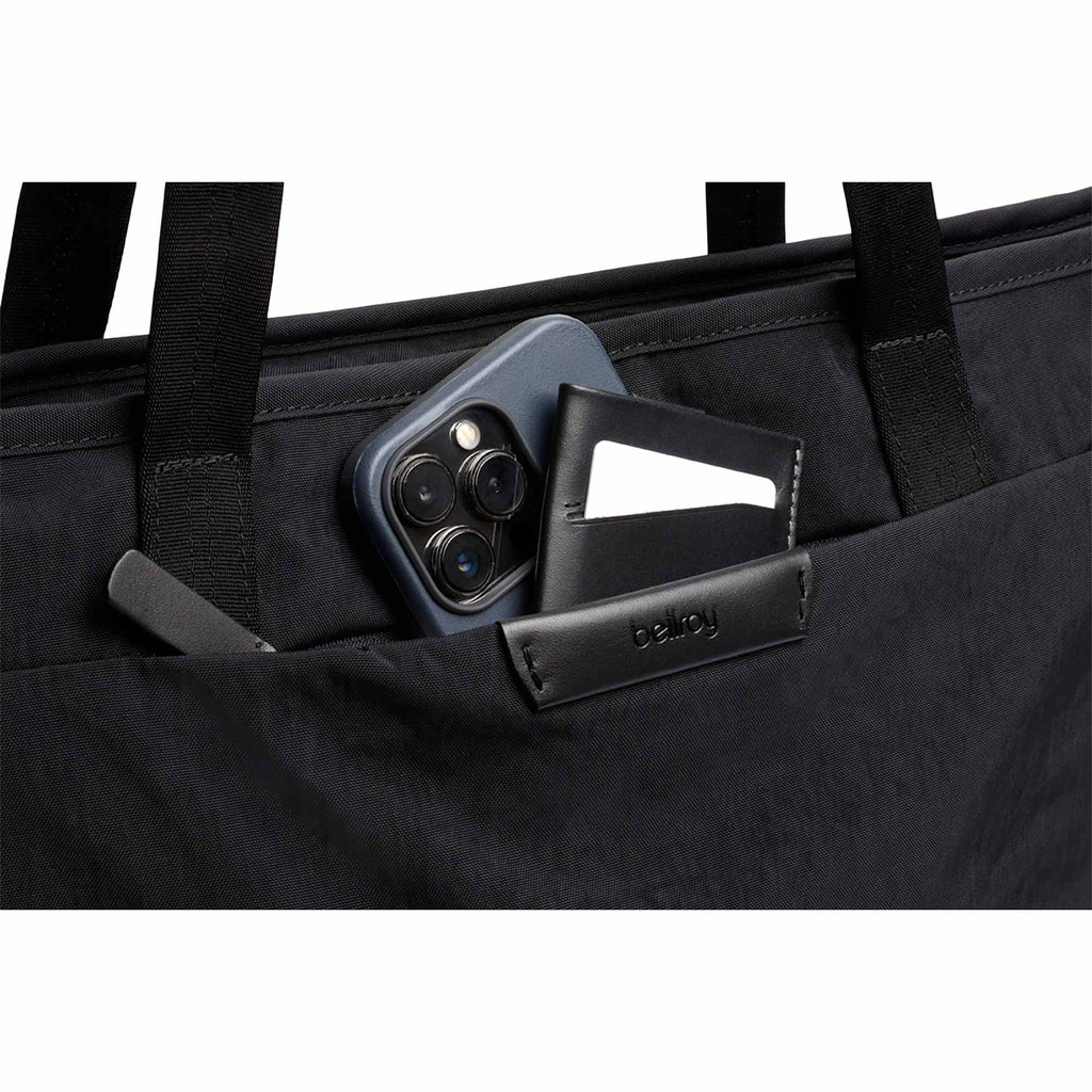 Bellroy Tokyo Laptop Tote, 13 Inch Transfer - Black - Right Angle Detail