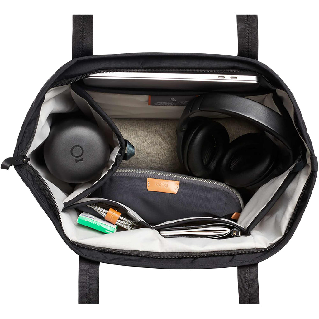 Bellroy Tokyo Laptop Tote, 13 Inch Transfer - Black - Top