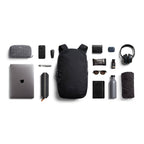 Bellroy Via Laptop Backpack, 16 Inch Embroidery - Black - Front Detail