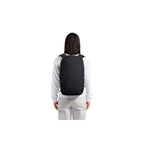 Bellroy Via Laptop Backpack, 16 Inch Embroidery - Black - Front On Model 2