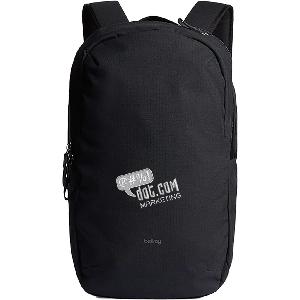 Bellroy Via Laptop Backpack, 16 Inch Embroidery - Black - Front