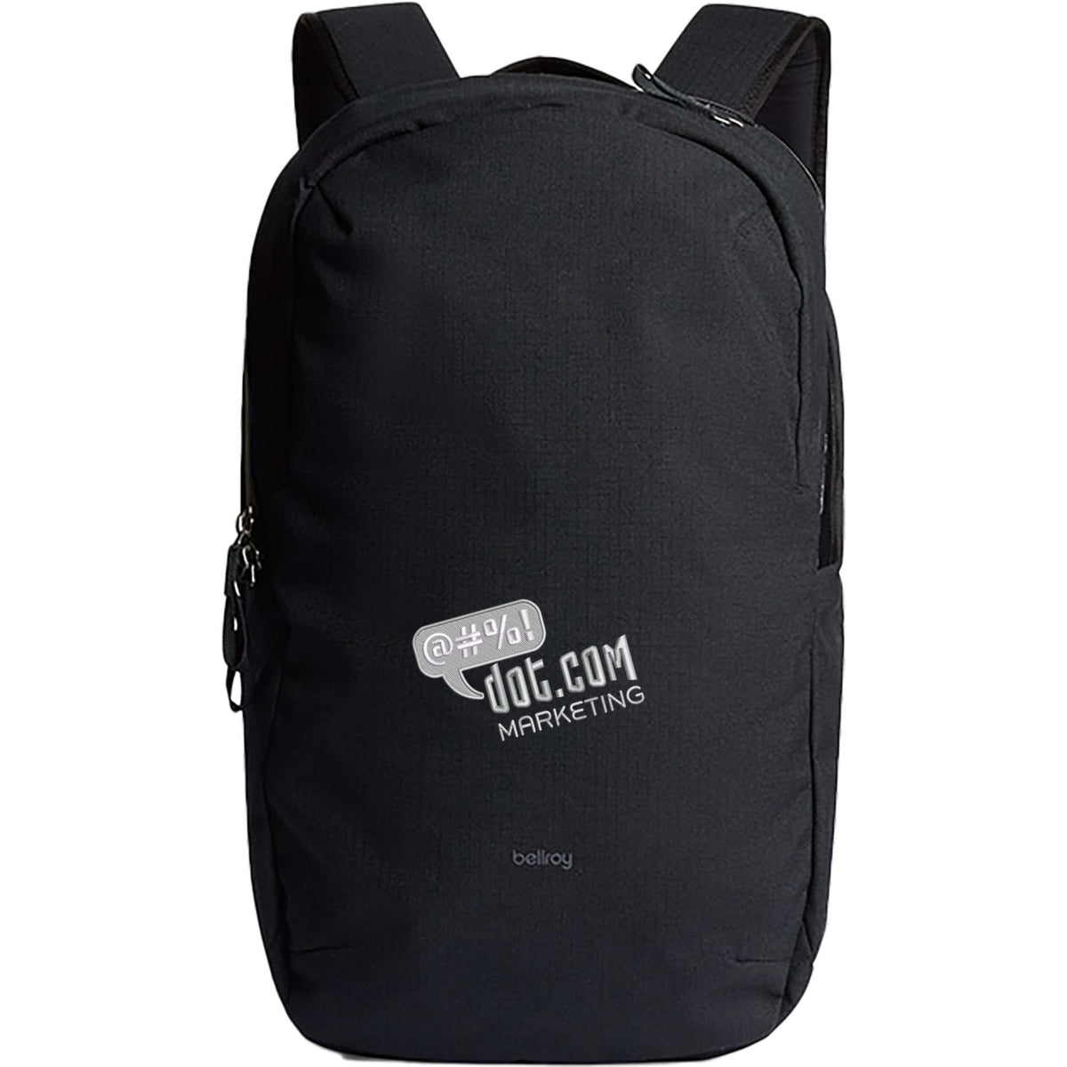 Bellroy Via Laptop Backpack, 16 Inch Embroidery - Black - Front