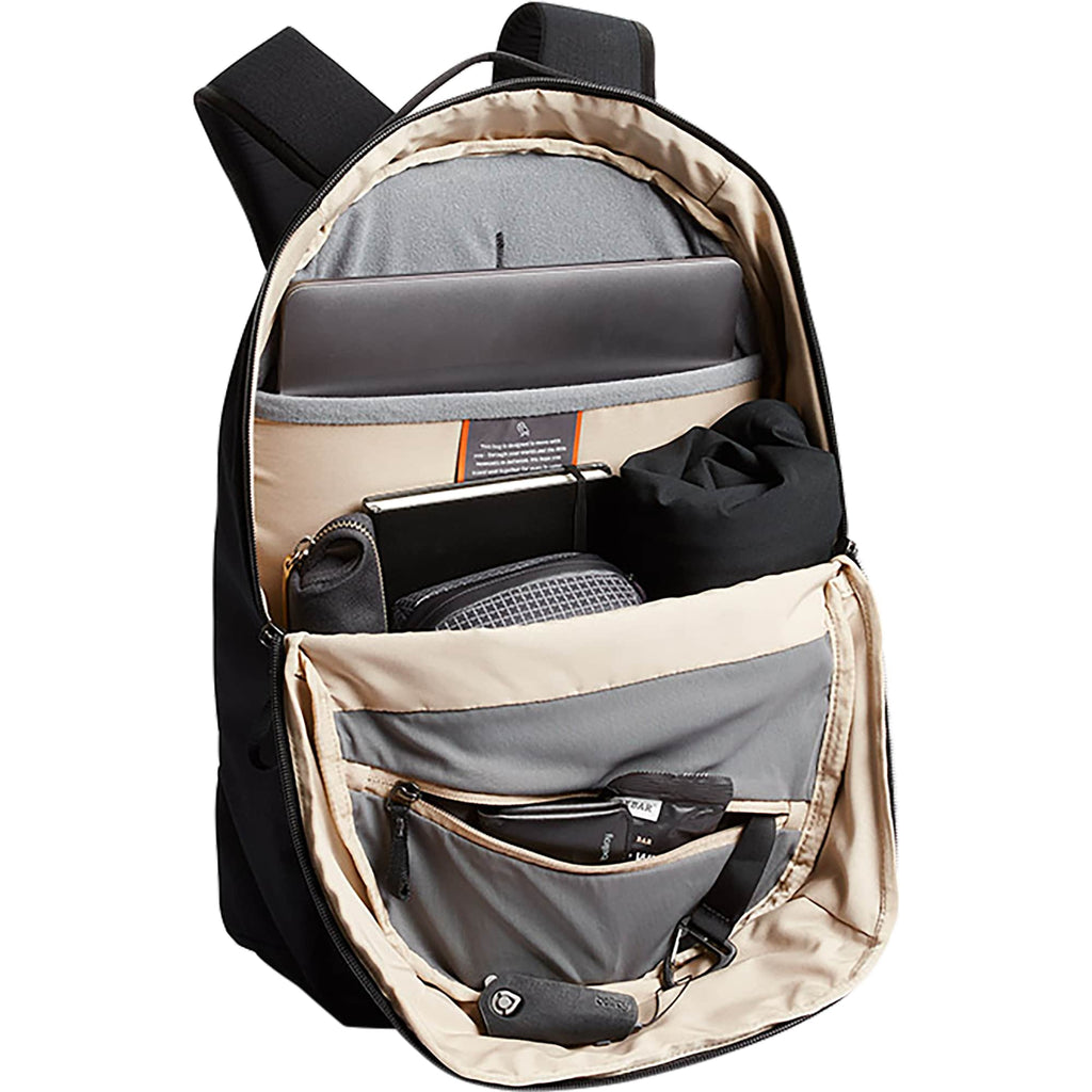 Bellroy Via Laptop Backpack, 16 Inch Transfer - Black - Right Angle Open 2