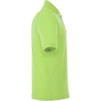 Belmont Cotton Pique Polo for Men Transfer - Dark Citron Green - Right Side