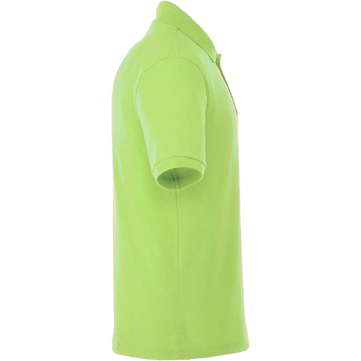 Belmont Cotton Pique Polo for Men Transfer - Dark Citron Green - Right Side