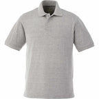 Belmont Cotton Pique Polo for Men Transfer - Heather Grey - Front Flat