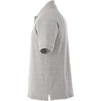 Belmont Cotton Pique Polo for Men Transfer - Heather Grey - Left Side