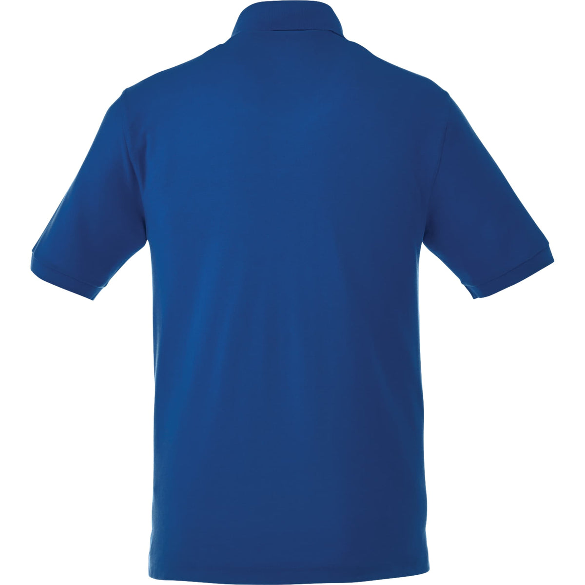 Belmont Cotton Pique Polo for Men Transfer - New Royal - Back Flat