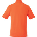 Belmont Cotton Pique Polo for Men Transfer - Orange - Back Flat