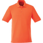 Belmont Cotton Pique Polo for Men Transfer - Orange - Front Flat