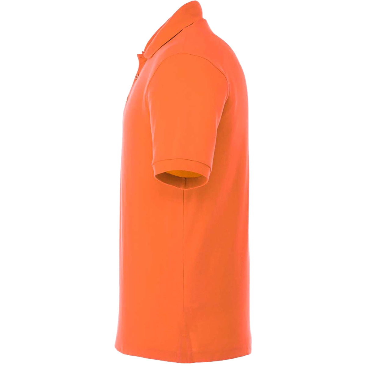 Belmont Cotton Pique Polo for Men Transfer - Orange - Left Side