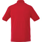 Belmont Cotton Pique Polo for Men Transfer - Team Red - Back Flat