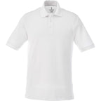Belmont Cotton Pique Polo for Men Transfer - White - Front Flat