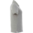 Belmont Cotton Pique Polo for Women Transfer - Heather Grey - Right Side