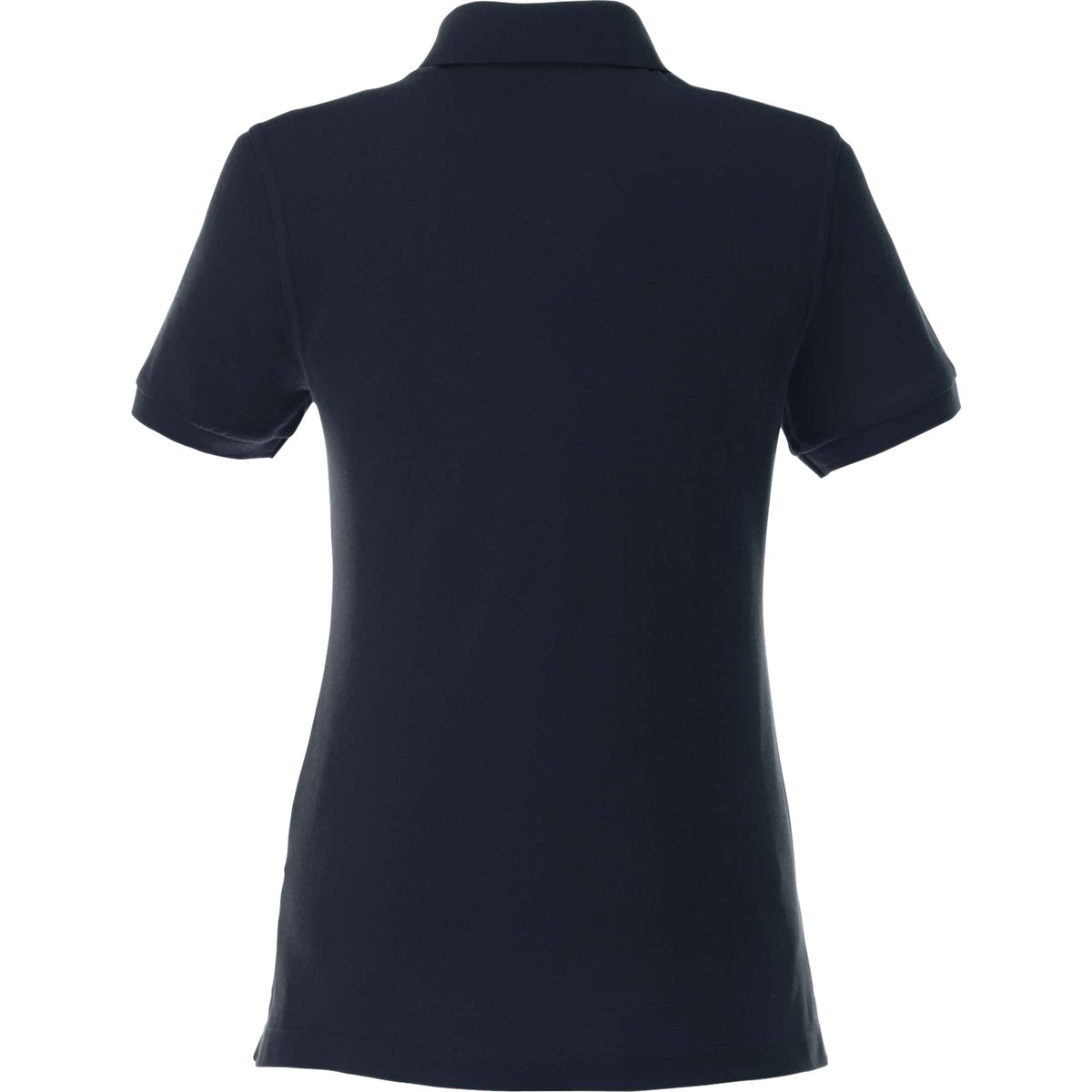 Belmont Cotton Pique Polo for Women Transfer - Navy - Back Flat
