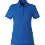 Belmont Cotton Pique Polo for Women Transfer - New Royal - Front Flat