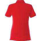 Belmont Cotton Pique Polo for Women Transfer - Team Red - Back Flat