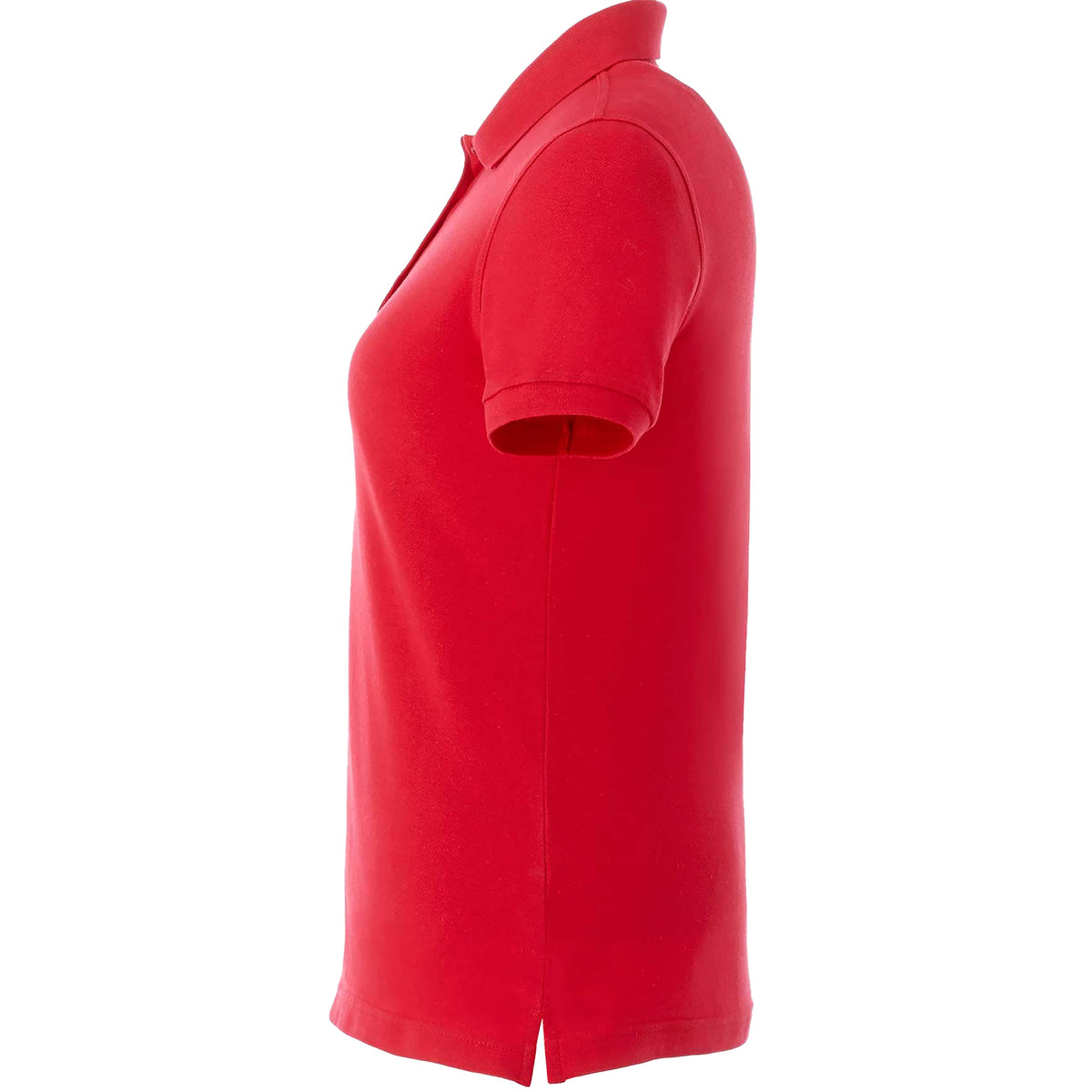 Belmont Cotton Pique Polo for Women Transfer - Team Red - Left Side