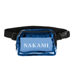 Belt Bag, Clear - Clear With Royal - Silk Screen