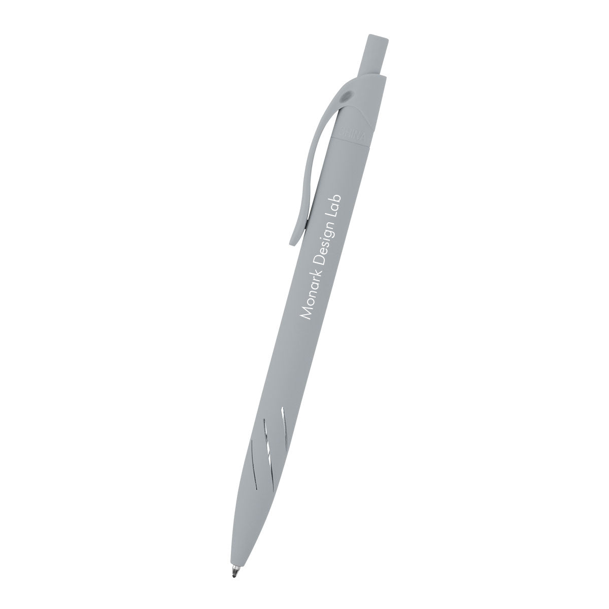 Bennett Pen in Recycled Aluminum - Gray - Silk Screen